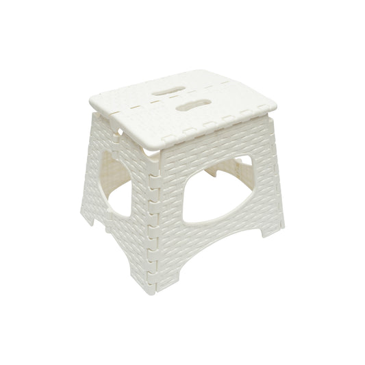 White foldable plastic chair 286X325X270 mm