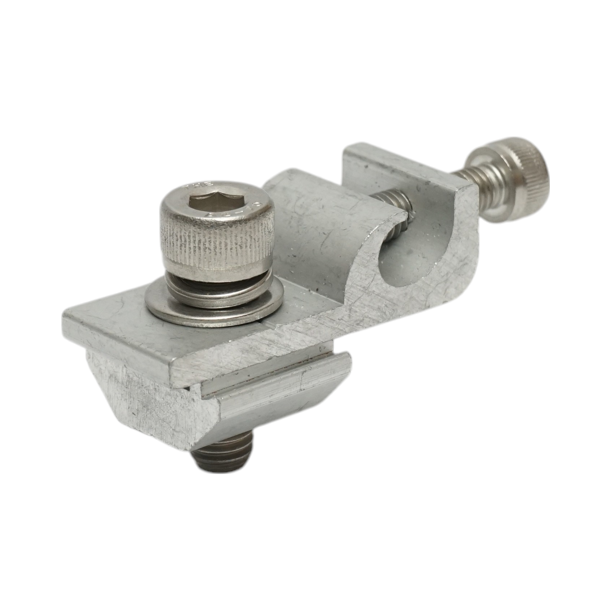 Connection clamp, grounding for solar photovoltaic panel mounts system A Breckner Germany