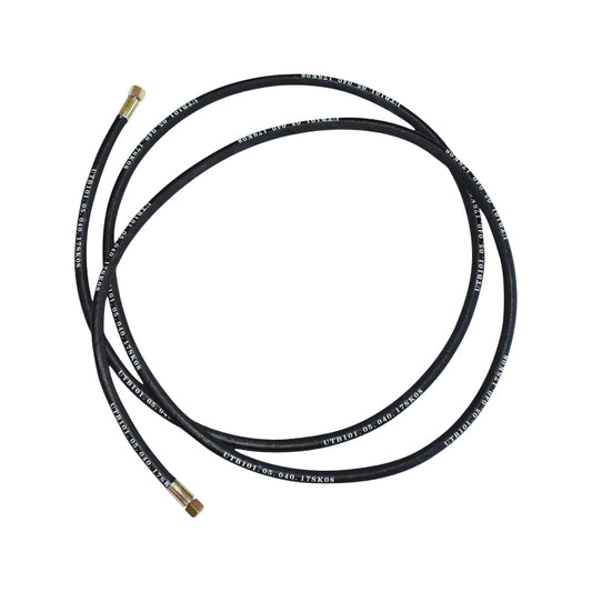 Pressure hose 2SN DN10 certified with hydraulically fixed ends L = 4000 mm (Reduction M20X20)