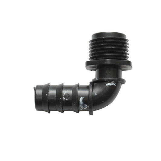 Drip pipe collar with external thread D16mmx1/2 for irrigation systems