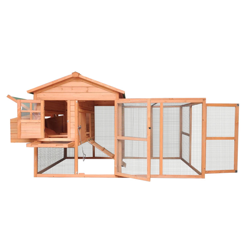 Wooden chicken coop 2330x950x1210mm