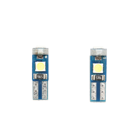 Set of 2 LED SMD bulbs 12V T5 0.03A cold light Breckner Germany