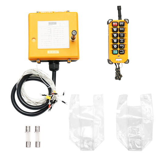 Wireless industrial remote control with 8 commands DC 12V/24V and water protection Breckner Germany