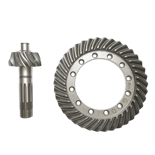 Conical group rear 11/38 teeth pinion/crown Massey Ferguson OEM code 1885318M93, 888358M91, 1885318M91, 1885318M92, 960191M91, 1660688M91, 1661608M91, 1664255M92