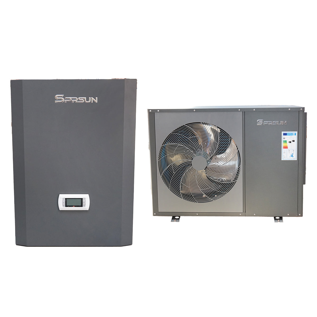 Monoblock air-water heat pump 9.5 KW, 220V, installation kit included SPRSUN