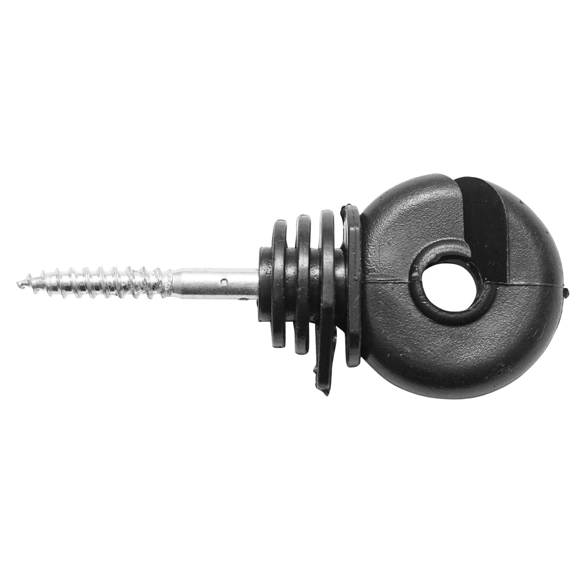 Compact black isolator fi 5.6mm 87x37mm electric fence Breckner Germany