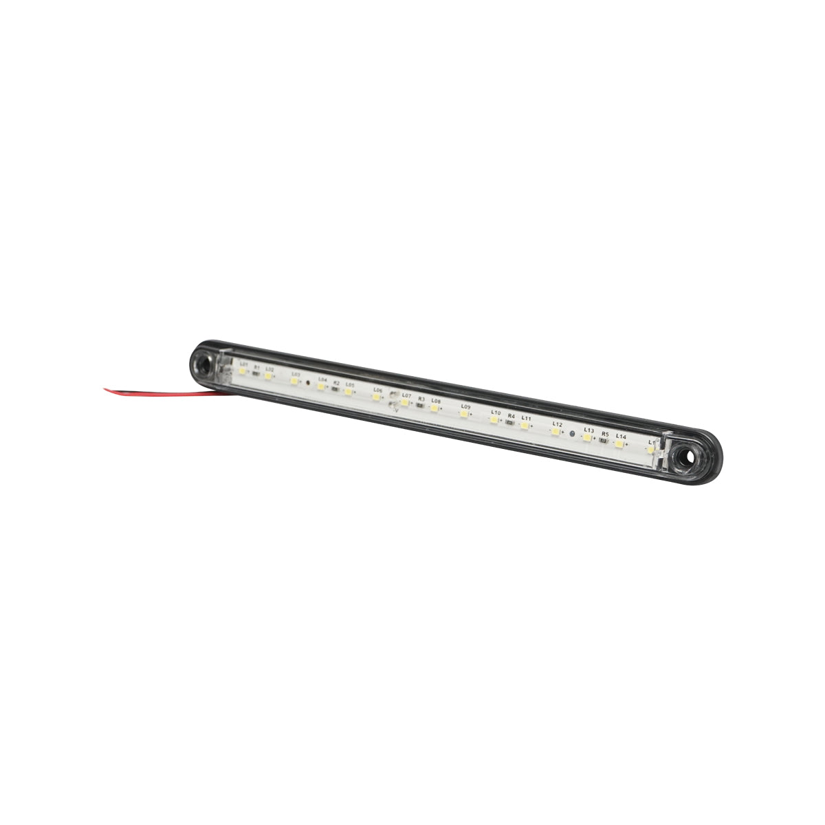 White LED side lamp 240mm 12-24V Breckner Germany