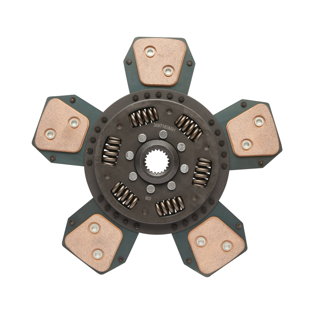 Clutch disc for Massey Ferguson OEM code 3697163M91, 3701009M91, 331015810, 1862586001 Breckner Germany