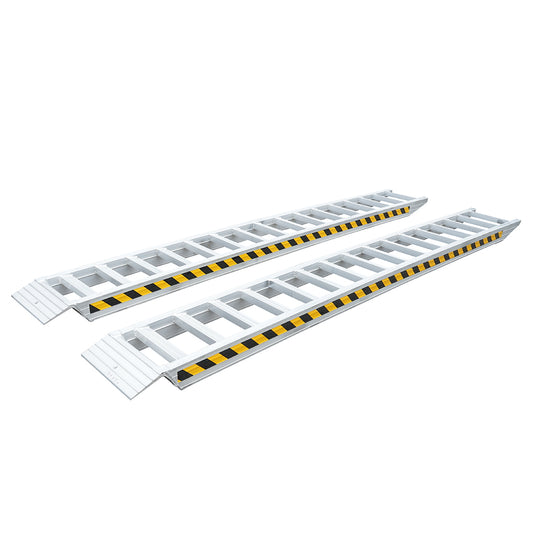 Aluminum ramp set 4.5 tons for loading/unloading 400x45x14.2cm
