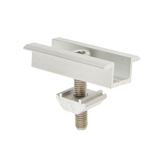 Intermediate clamp 30mm for photovoltaic solar panel system B, 24mm Breckner Germany