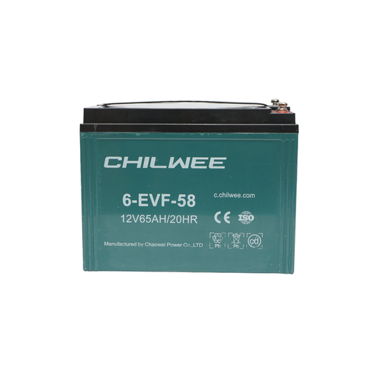 Gel VRLA battery for electric bicycle with graphene 6-EVF-58, 12V, 65AH-20HR CHILWEE
