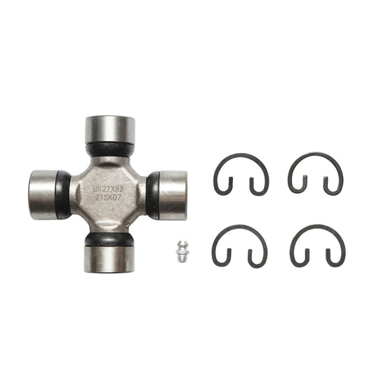 Cardan cross 27x82 with grease fitting and safety Breckner Germany