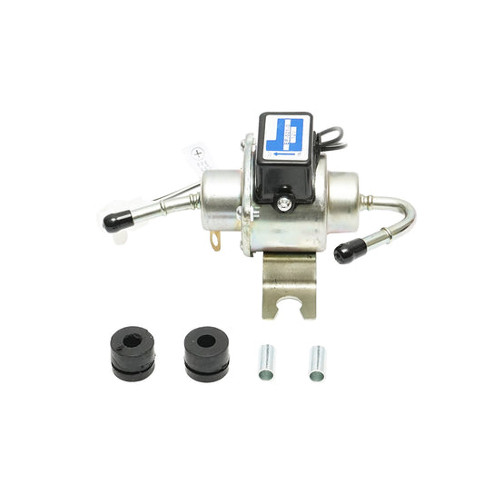 Universal electric fuel pump with integrated filter, 12V, L=145mm, diameter 6mm for diesel/gasoline OEM YK-3106, EP-501-0