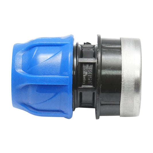 Compression fitting with internal thread D25mmx1 inch, PN16 for irrigation systems