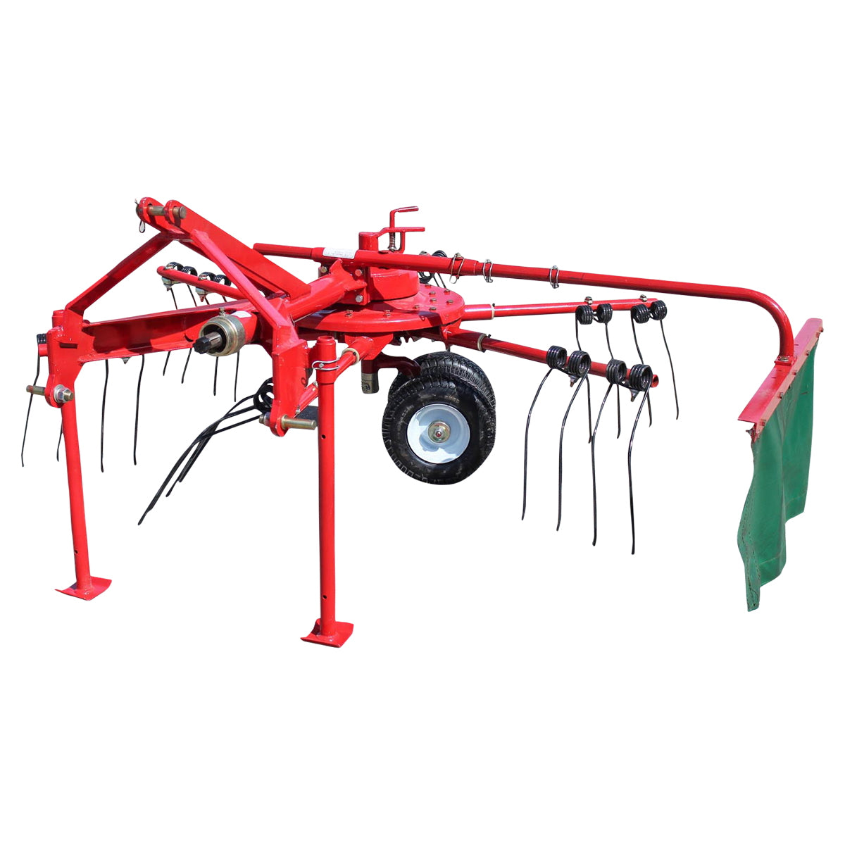 Spider type rotary rake with a working width of 1.80m, required power 15-50HP, with 6 arms weighing 220Kg Konig Traktoren