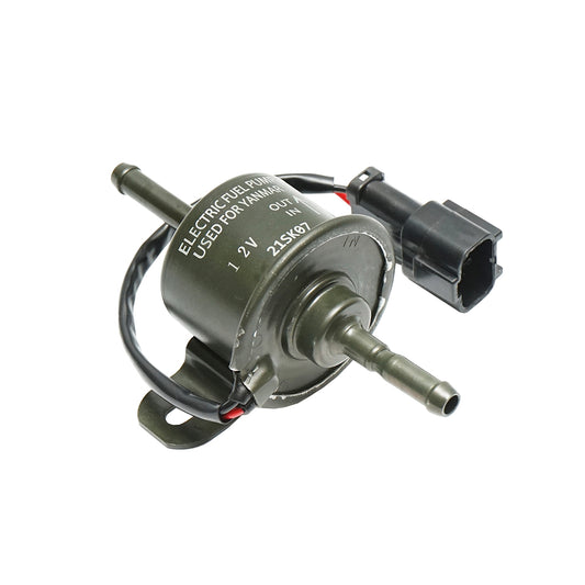 Universal electric fuel pump 12V, L=130mm, dia 8mm for diesel/petrol OEM YK-3104