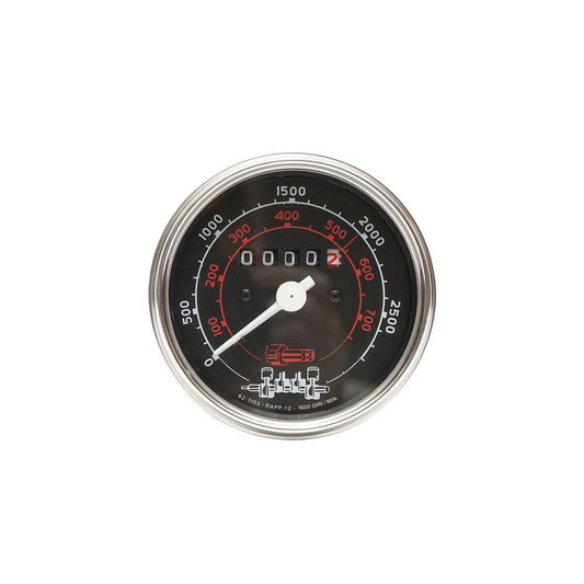 Engine RPM indicator gauge, tachometer for New Holland, Fiat, Ford OEM code 4180290, 4334916, 4180290, 04334971, Fi84.5 mm