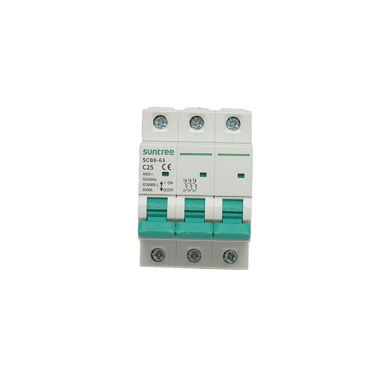 Automatic circuit breaker 3P, 25A 400VAC Suntree