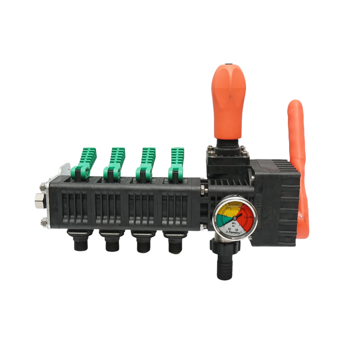 Herbicide distributor with 4 horse power, glycerin manometer 25 bar