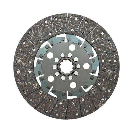 Clutch disc New Holland, Ford D=330mm, Z=10 OEM code E3NN7550DA, 333008710, 1864600304, 333003210, 82011594, 83937184, 87554548, FNN7550A, 81826679, 81864816, 82004599, 82011593, 83919100, 83983642
