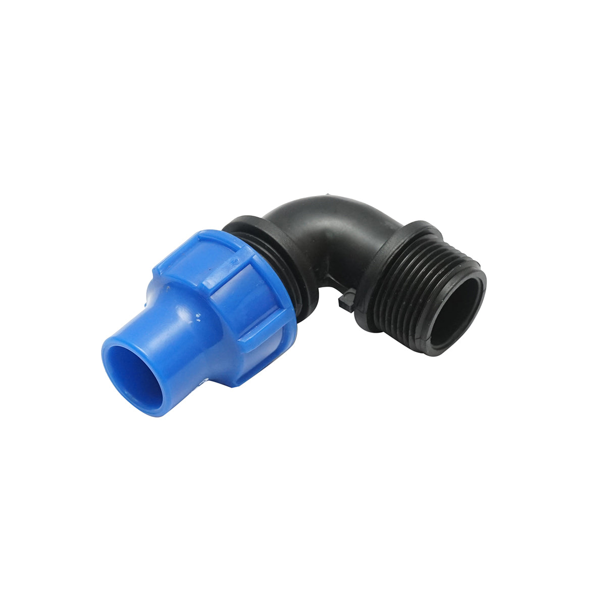 Cot compression fitting with external thread D16mmx3/4 for irrigation systems
