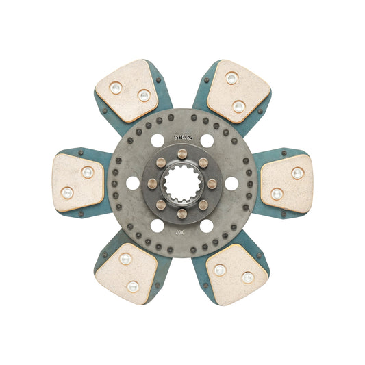Clutch disc with an outer diameter of 280mm, inner diameter 1-35mm, inner diameter 2-40mm, 14 grooves for Fiat, Landini OEM 5116052.