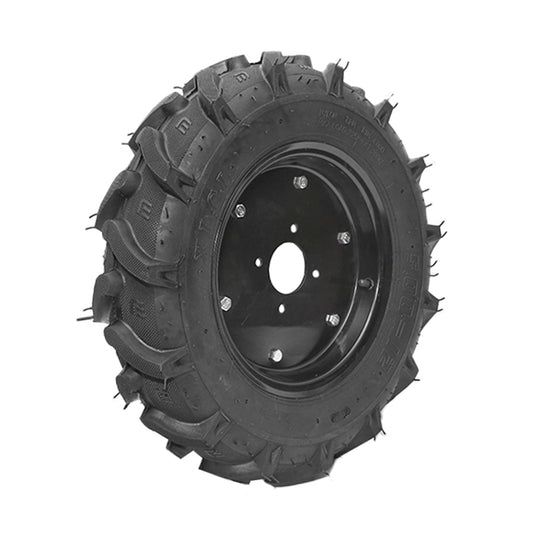 Complete wheel 500/12 R1 6PR with black rim