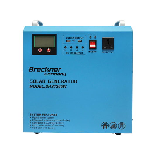 500W inverter system PWM solar controller 12V 20A Breckner Germany