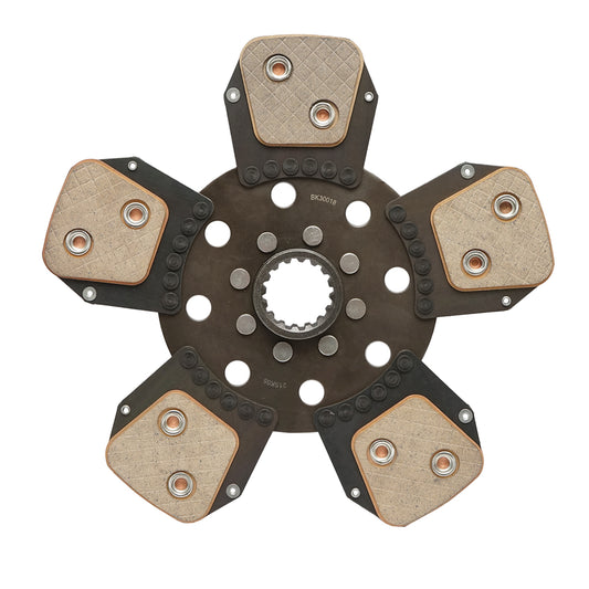 Clutch disc 16 grooves Forest Tractor with Perkins engine and Romanian Breckner gearbox