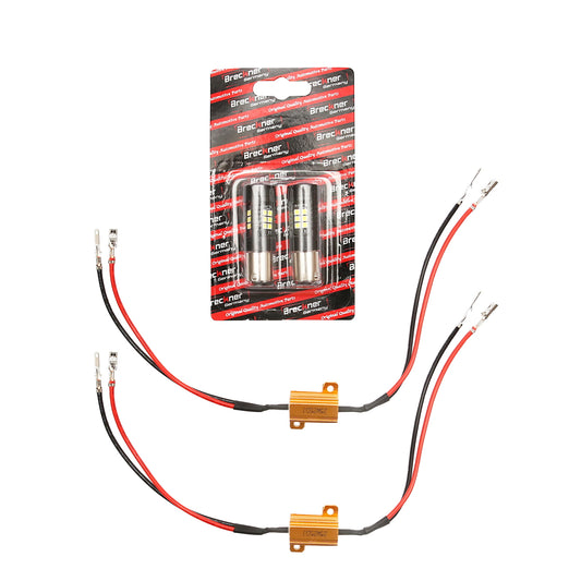 Set of 2 LED SMD T10 Bulbs Breckner Germany