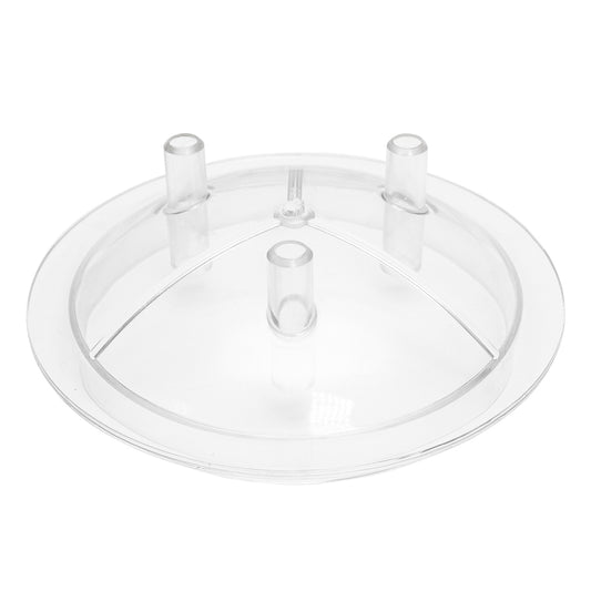 Transparent lid for 40L bottle with 3 outlets for cow milking machine Breckner Germany