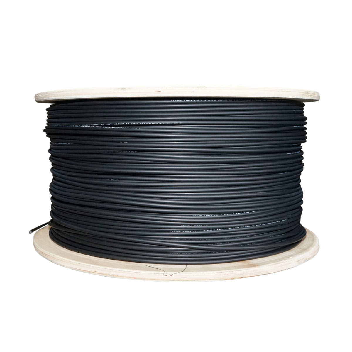 Cable drum solar panel 6mmx1000m black 1.5KV, H1Z2Z2-K Leader