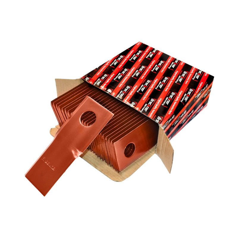 Twisted blade, right rotation direction for rotary mower 126x47x4mm 20mm Breckner Germany