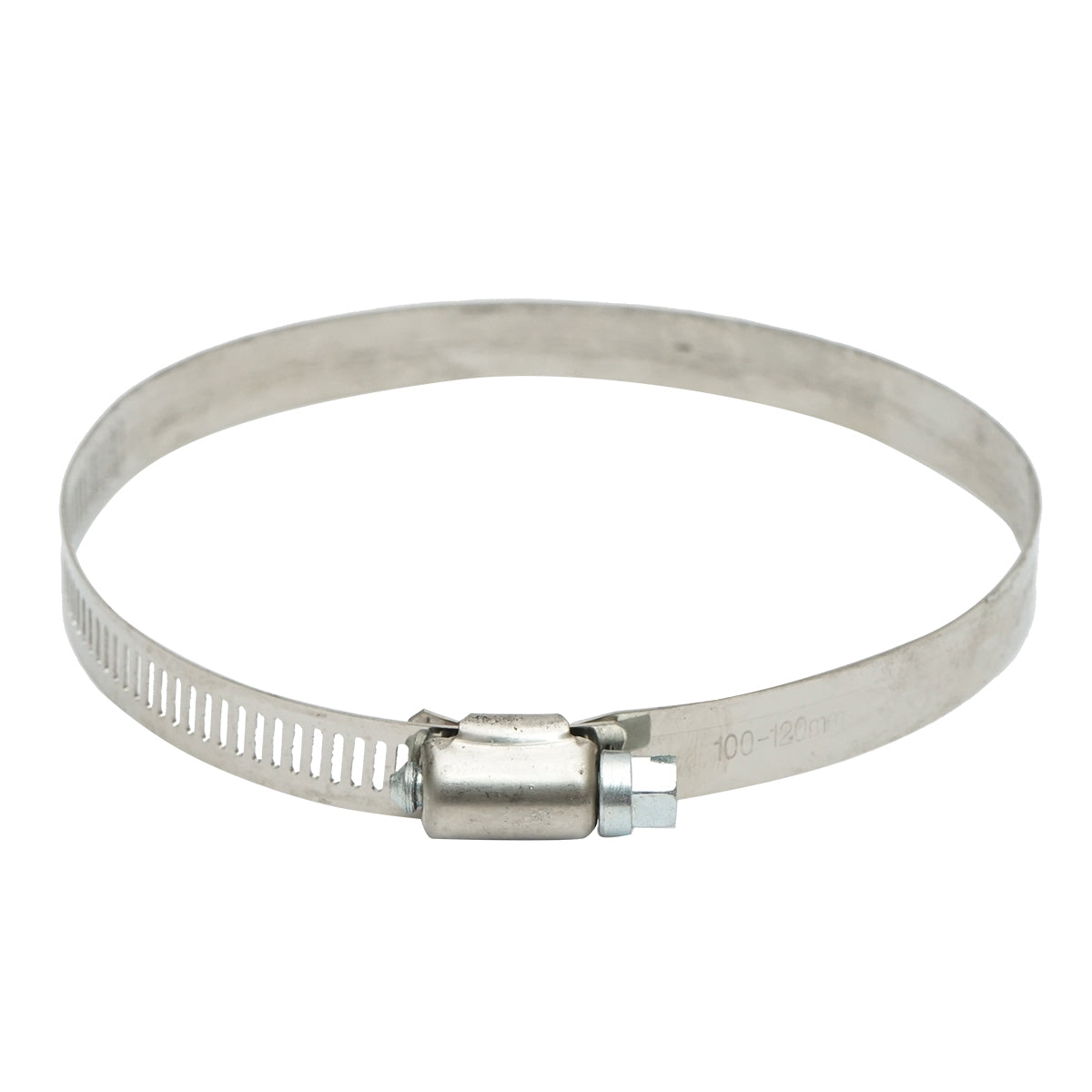 Adjustable stainless steel hose clamp 100-120mm