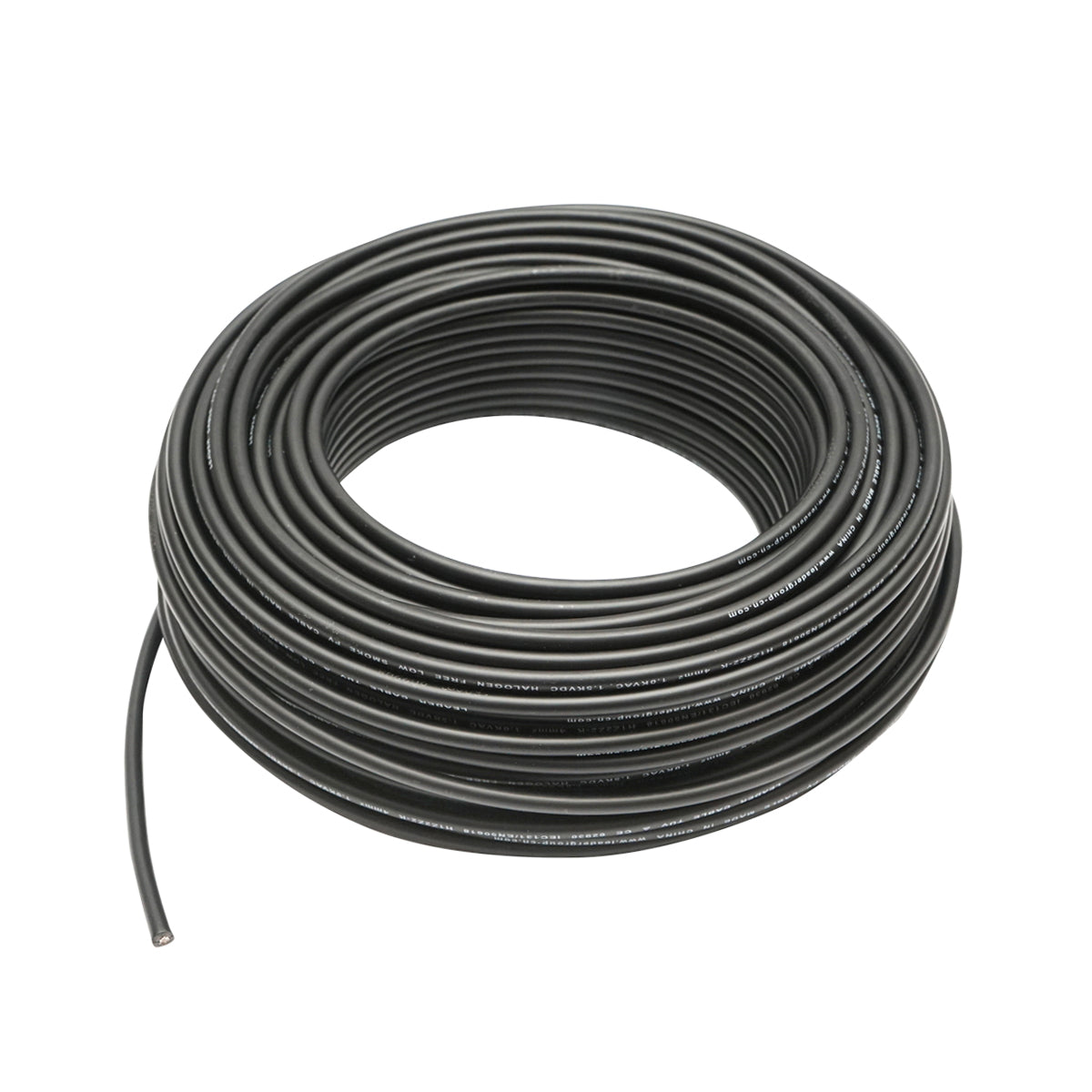 Solar panel cable roll 4mmx50m black 1.5KV, H1Z2Z2-K Breckner Germany