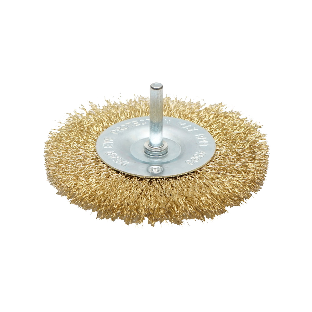 Wire brush with M14 shaft, 100mm, 4500rpm Breckner Germany