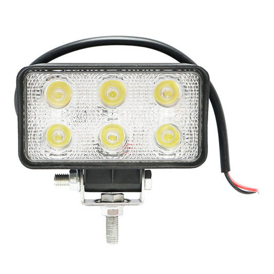 Lamp with 6 LEDs 10-60V 18W radiation angle 60 degree