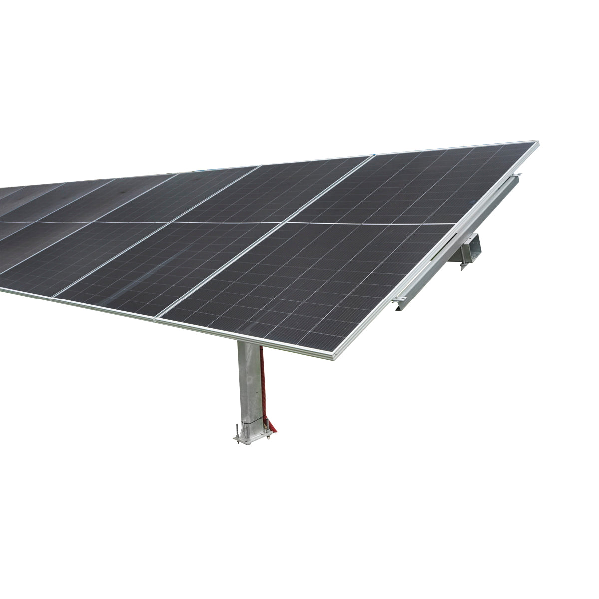 Complete mounting system, automatic solar tracker structure 14.75 KW, 1 row Breckner Germany