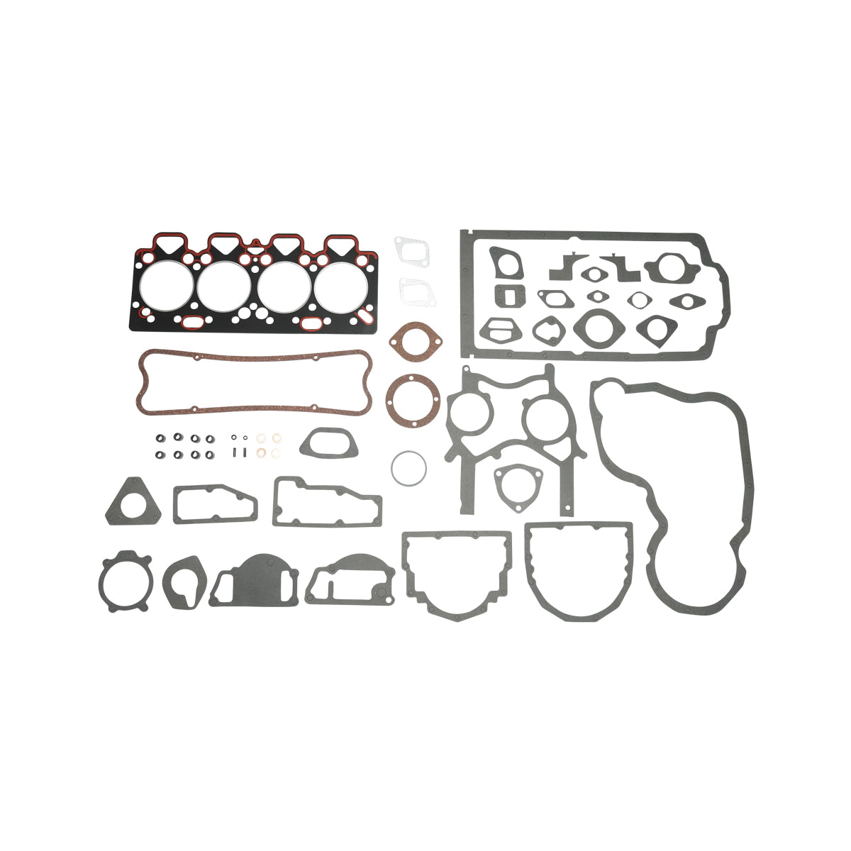 Set of upper and lower engine gaskets for Massey Ferguson, Perkins, Landini OEM code U5LB0016, U5LT0015, 82885, 85007, 85781, 85795, 86979, 3637600M91, 4224186M91