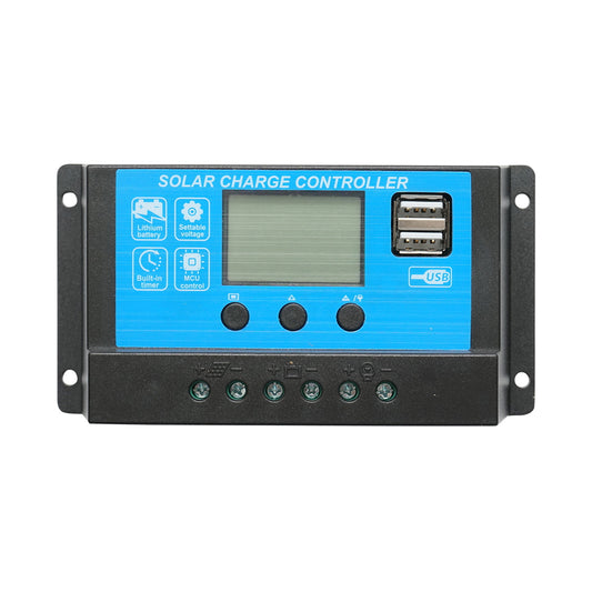 Voltage regulator for solar panel 20A 12V/24V USB port 5V/2A Breckner Germany