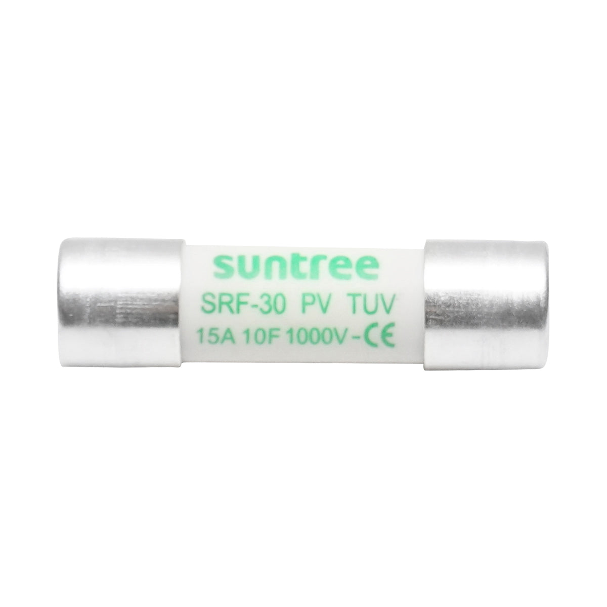Fusible safety 10x32mm cylindrical for solar systems gPV, 15A, 1000V Suntree