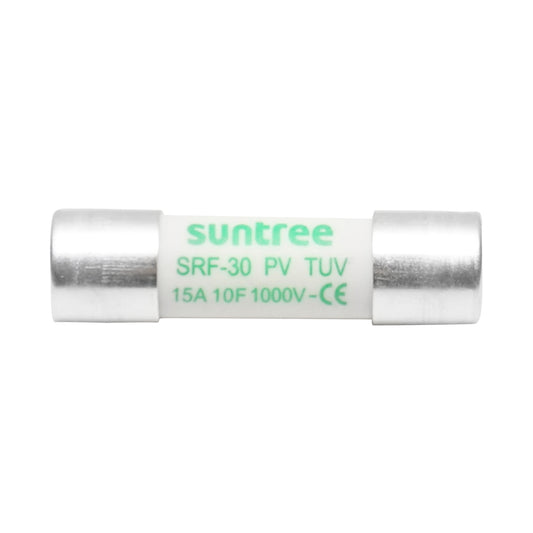 Fusible safety 10x32mm cylindrical for solar systems gPV, 15A, 1000V Suntree