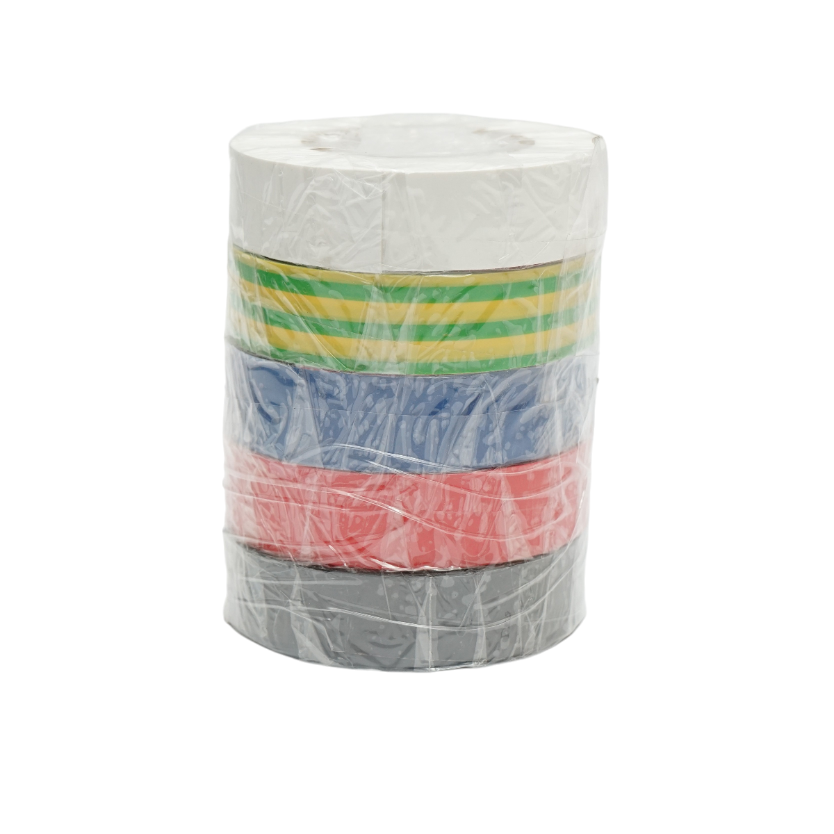 Set of 5 multicolored insulating tapes 18mmx20m PVC Breckner Germany
