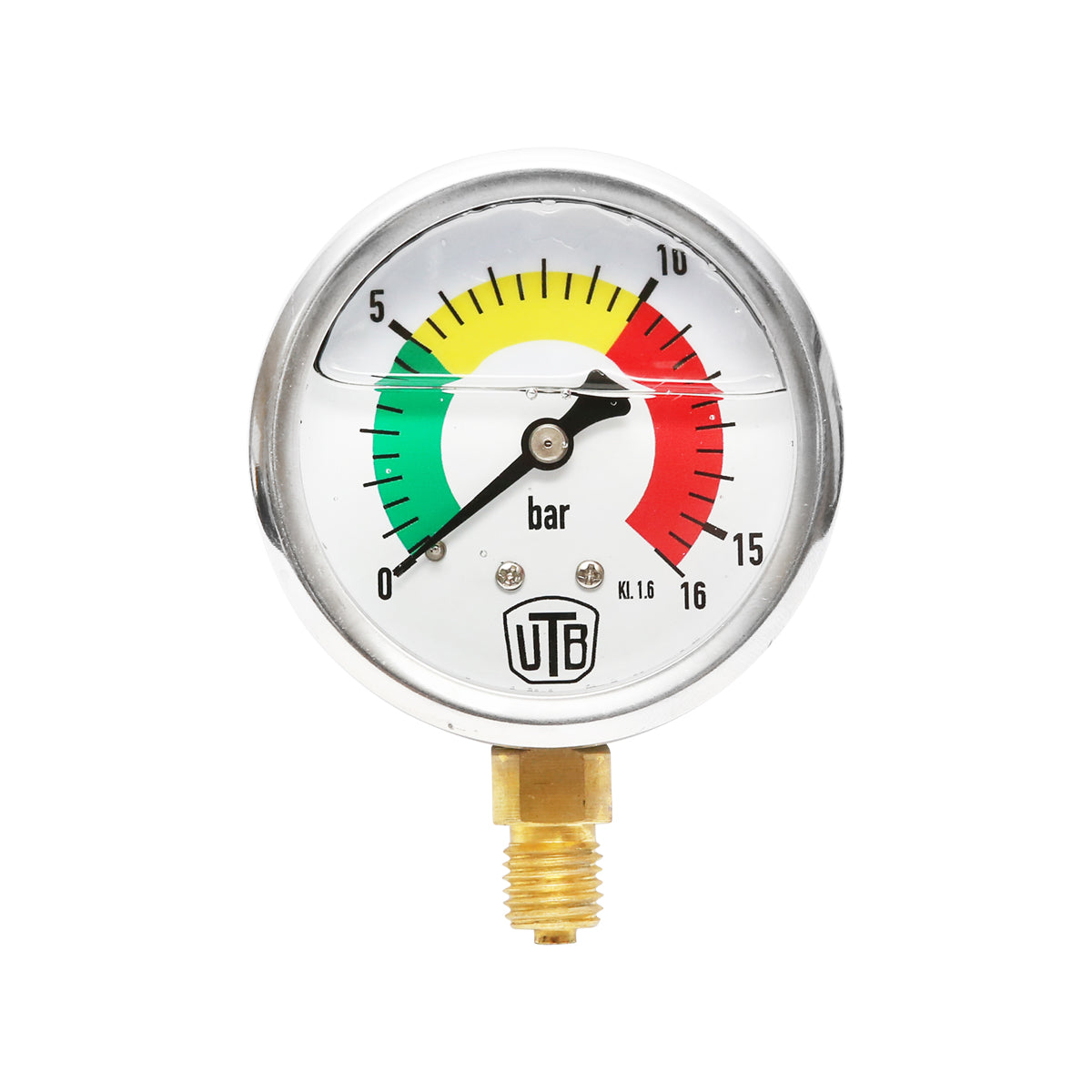 Glycerin manometer for herbicide sprayer
