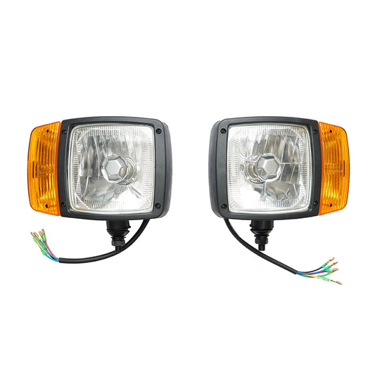 Set of headlamp type lamps with right and left signaling 12V HR-A-023 Breckner Germany