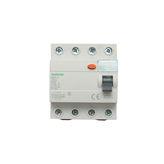 Automatic differential switch 4P 100A 30mA 6kA, type AC Suntree