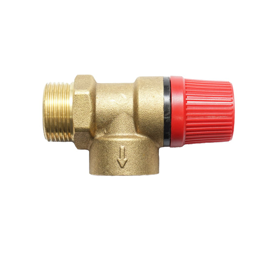 Safety valve with internal thread 3/4 for solar panels water maximum 3 BAR