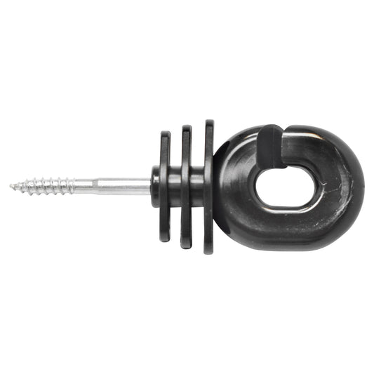 Black ring isolator 5.9mm 111x40mm electric fence Breckner Germany