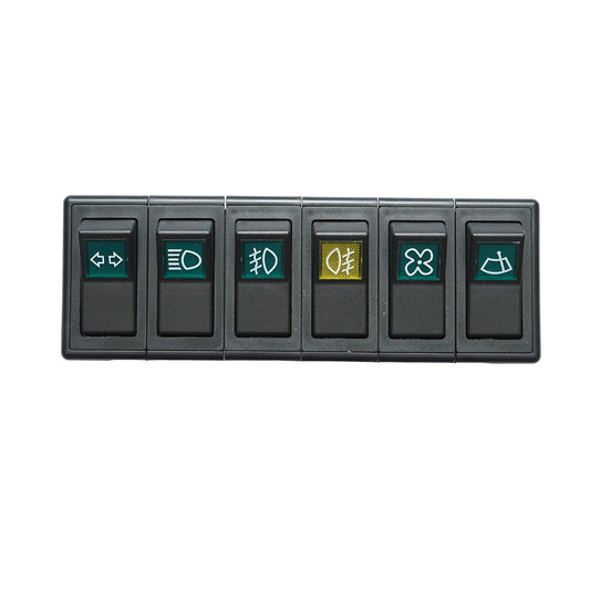 Control panel, 6-button universal switch