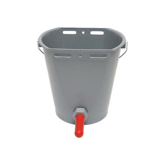 Water feeder - 8L bucket with 1 nipple for feeding calves